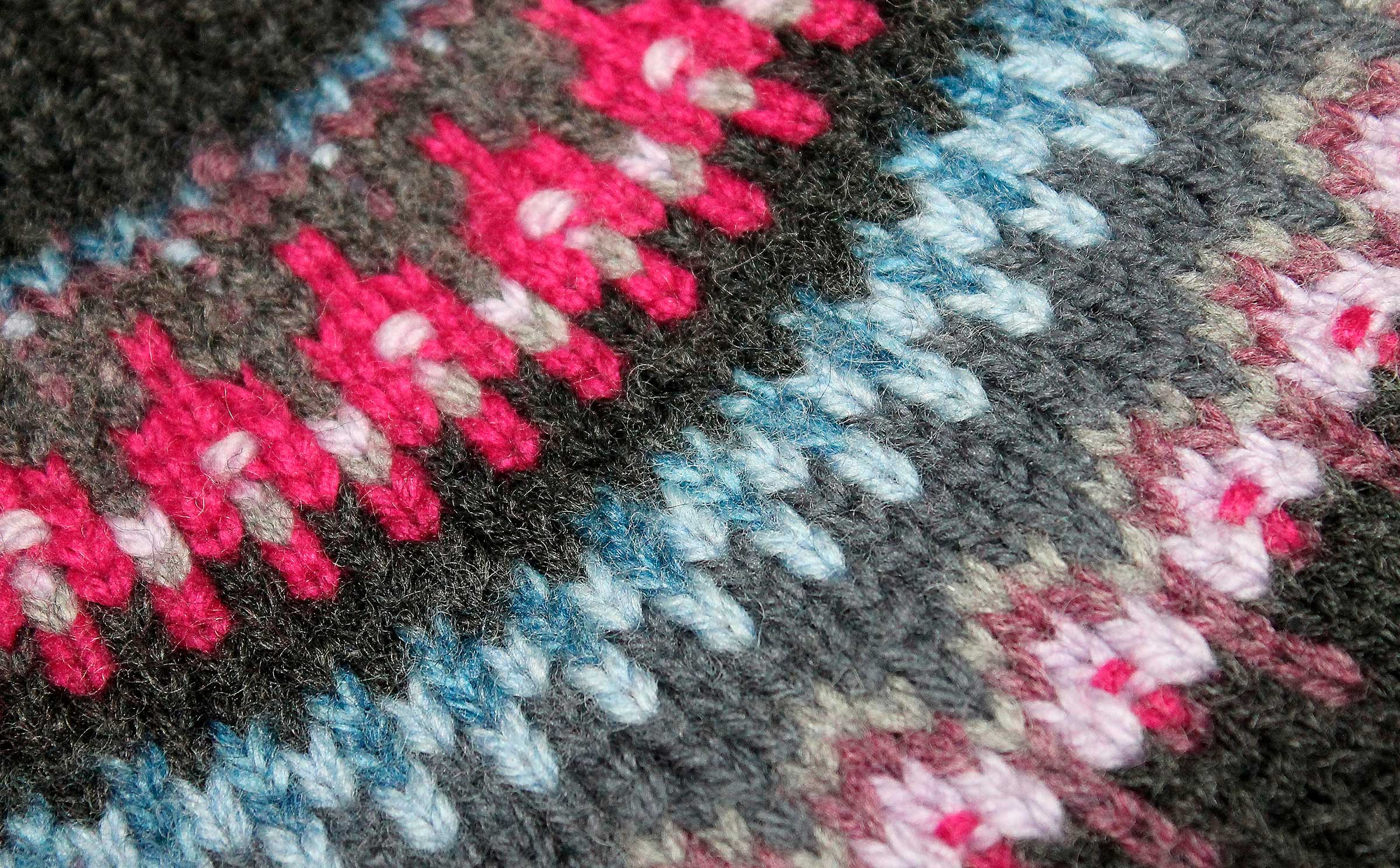 fair isle swatch