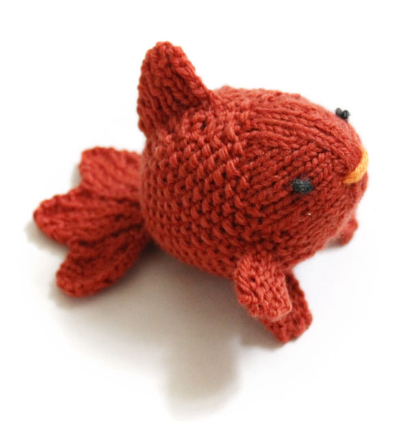 goldfish front view